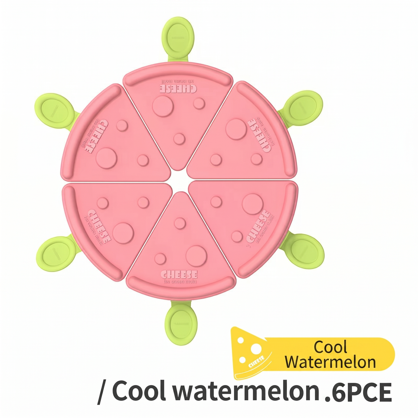🧀️ Cheese Planet Ice Cream Mold Set (6 pieces)