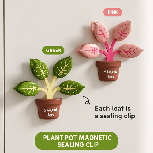 Potted Plant Magnetic Sealing Clip 🪴(set of 2)