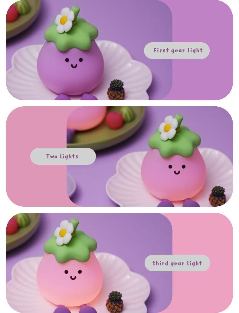 Healing Eggplant Tap Light🍆